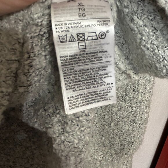 Old Navy Boucle Sweater Light Gray XL - Picture 5 of 5
